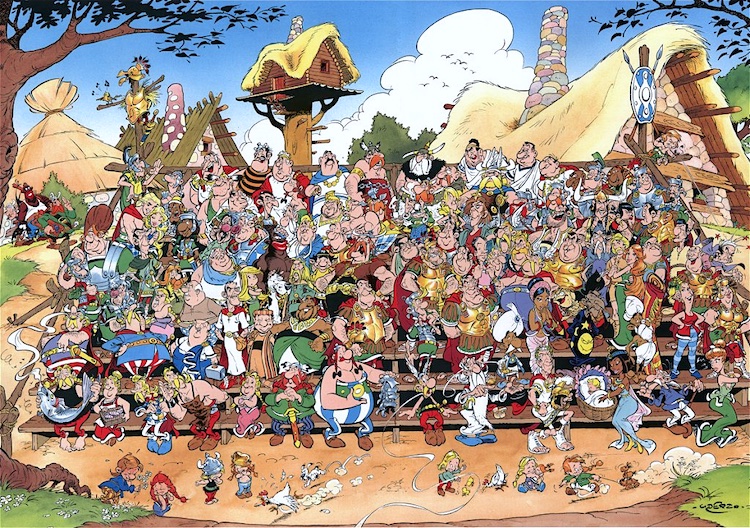 Les personnages d'Asterix